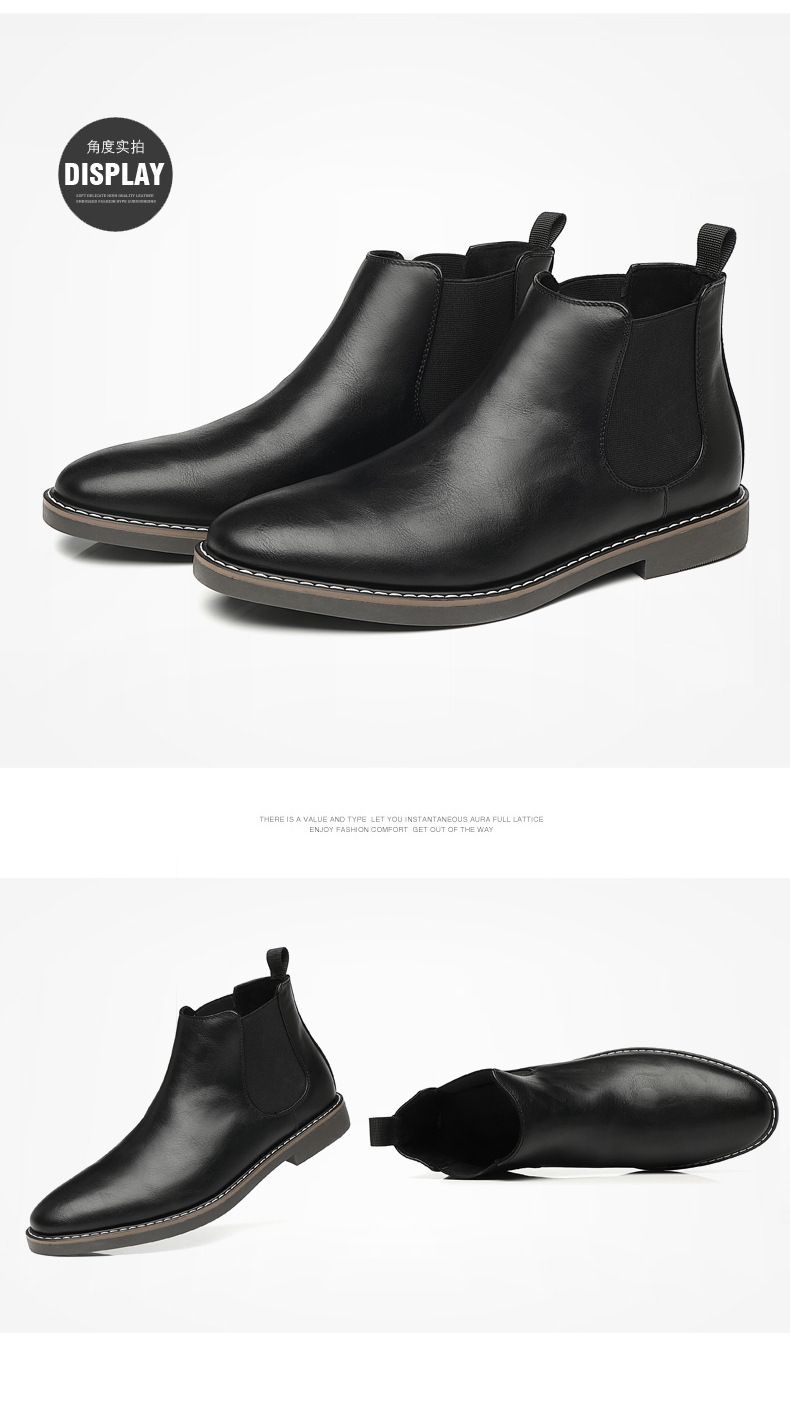 40 ~ 46 Marke Retro Komfortable 2024 Mode Männer Stiefel_voghion.com