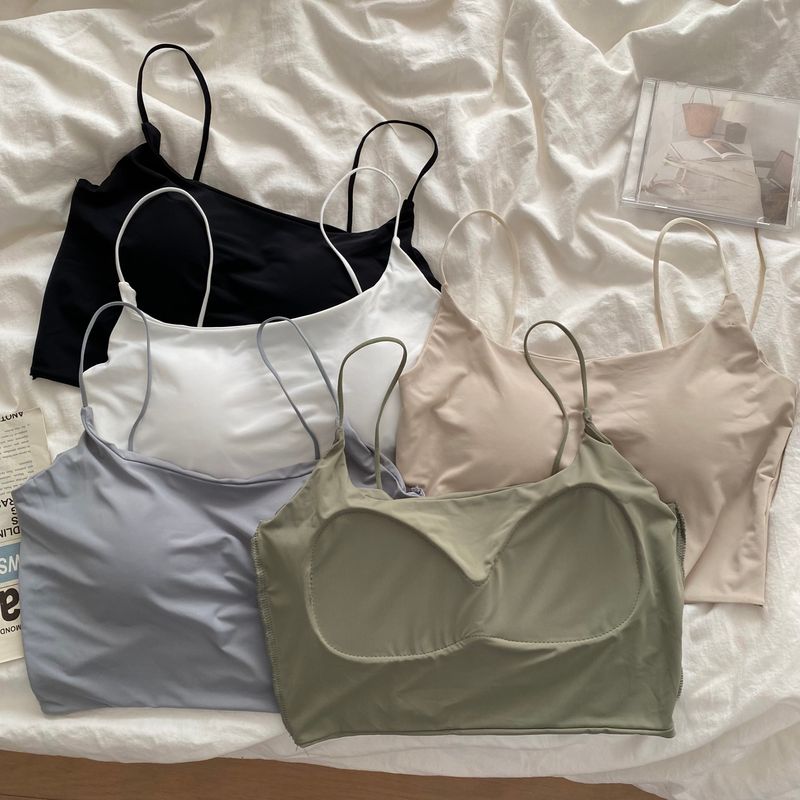 Rückenfrei Spurlos Junge Erwachsene Herbst Bequem Schmaler Träger_voghion.com