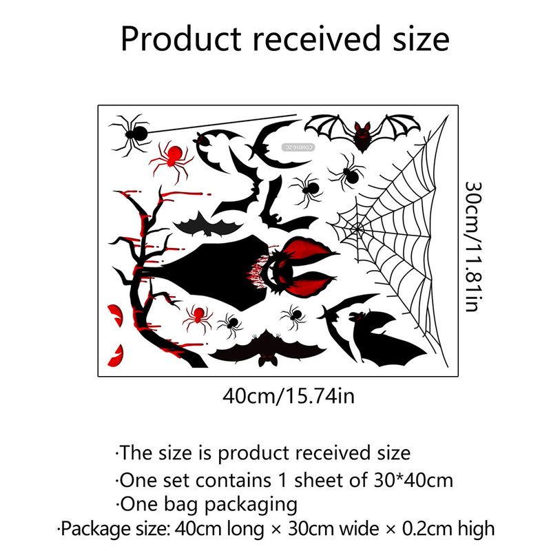 Aufkleber Halloween Blut Handabdruck Fußabdrücke Dekorative Wandaufkleber Fensteraufkleber Wohnzimmer Schlafzimmer Hintergrund Home Dekoration Aufkleber_voghion.com