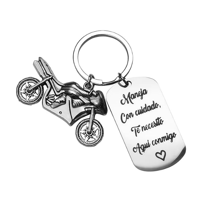 Europa und die Vereinigten Staaten heißer Verkauf Mitarbeiter Danke Geschenk inspirierende Schlüsselanhänger Motorrad Zubehör Edelstahl Schlüsselanhänger_voghion.com