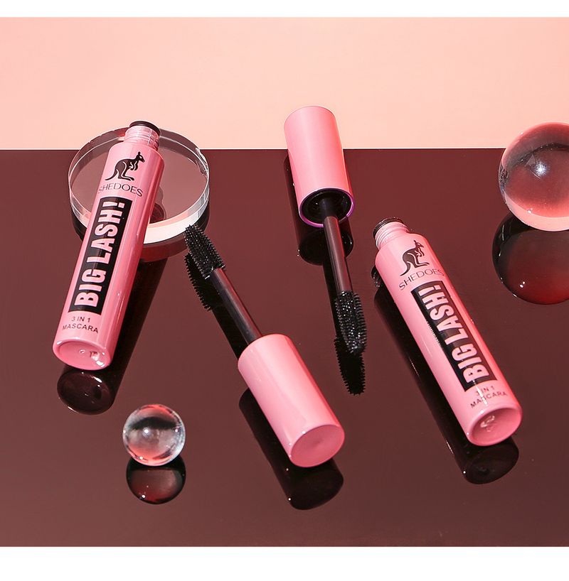SHEDOES Kangaroo Mascara, wasserfest, verdickend, verlängernd, kräuselnd, langanhaltend, große Augen, 4D-Mascara_voghion.com