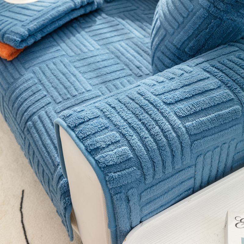 Cuscino per divano in peluche, stile invernale, nordico, antiscivolo, fodera per schienale, moderno e semplice, in pelle invernale._voghion.com