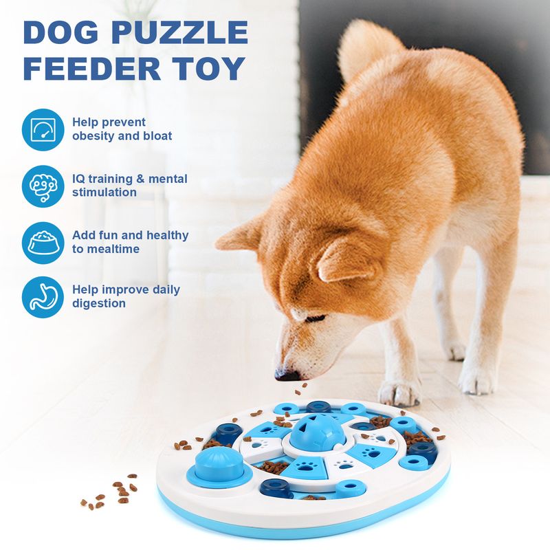 Puzzle Dispensing Ball Hide Food Toy Cat Dog Boredom Relief Artifact Sniffing Mat Training Intelligence Slow Feeder Dish_voghion.com