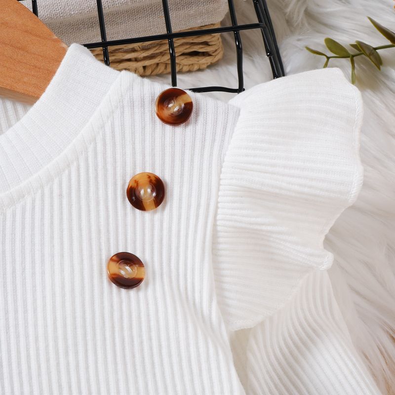 Mutter & Kinder Kinderkleidung für Mädchen Langarmshirts Gewebter Tweedrock Baskenmütze 3-teiliges Set_voghion.com