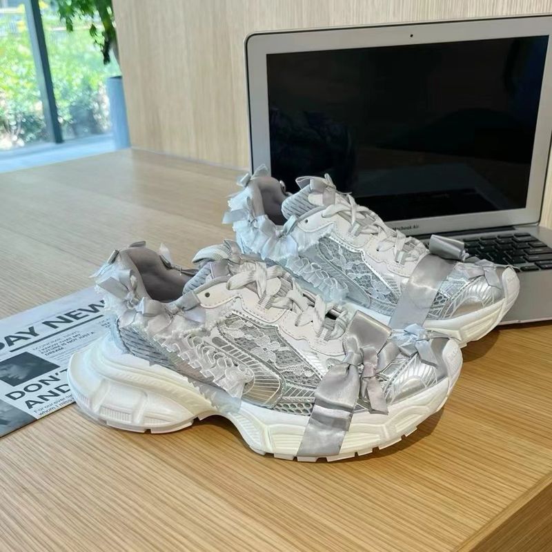 Scarpe da donna con fiocco in pizzo Paris 3XL Dad Design_voghion.com