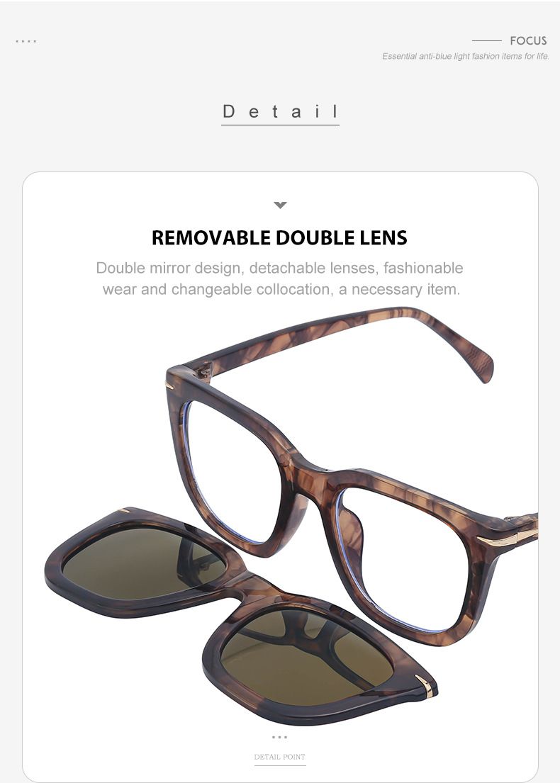 Occhiali da sole unisex Polarizzatore antiriflesso anti-UV Coppia occhiali da sole_voghion.com