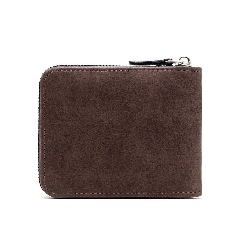 Trendy Men's Short Chain Baseball Player Large Capacity Coin Purse Dollar Bill Wallet_voghion.com