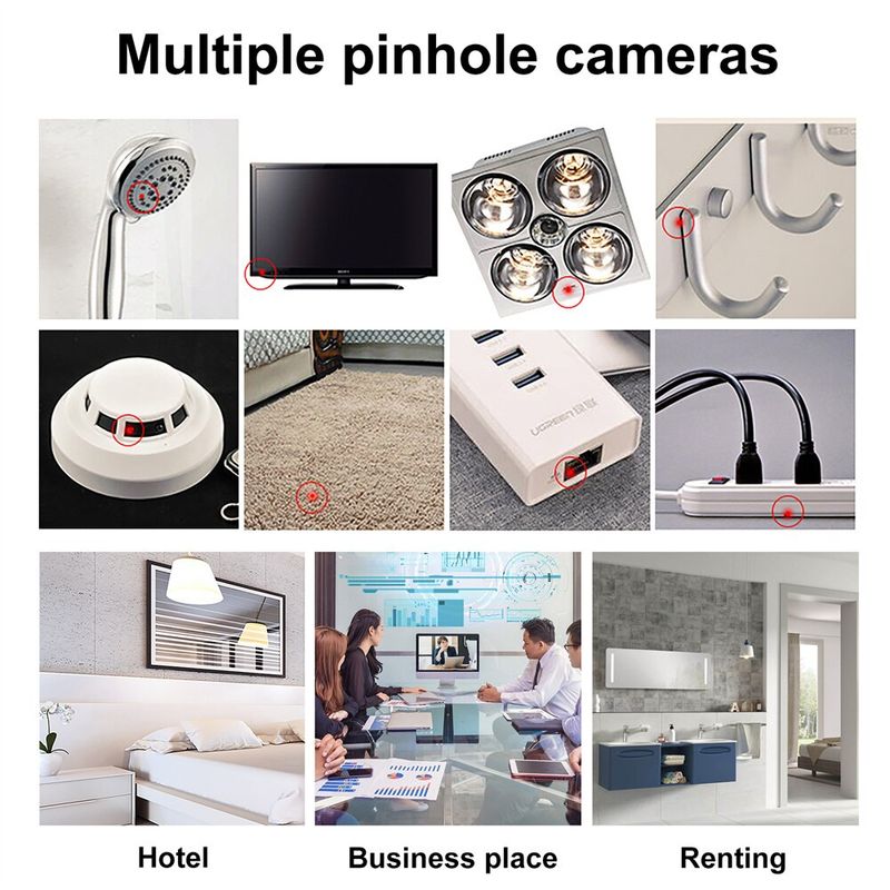 Detektor Portable Mini Handy USB Alarm Hotel Infrarout Anti Iwwerwaachung Anti Candid Shooting Pinhole Kamera_voghion.com