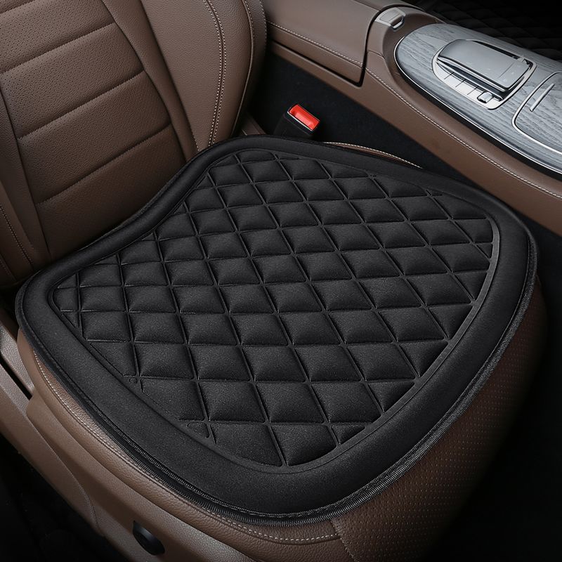 Autositzkissen Fahrersitzkissen mit bequemem Memory Foam und rutschfestem Gummi für Fahrzeuge, Bürostuhl, Zuhause, Autopolster, Sitzbezug_voghion.com