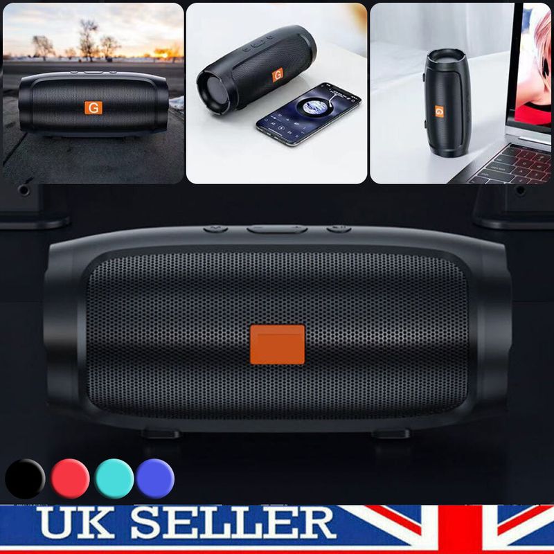 40W Portable Wireless Bluetooth Speaker Stereo Bass Loud AUX USB FM Waterproof_voghion.com