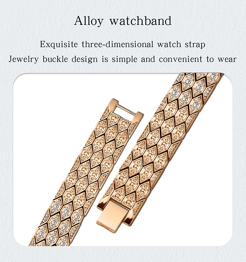 Women's Fashion Quartz Watch With Rhinestones, Waterproof Snake Design, Elegant And Stylish Wristwatch For Women Snake Shaped Ladies Watch_voghion.com
