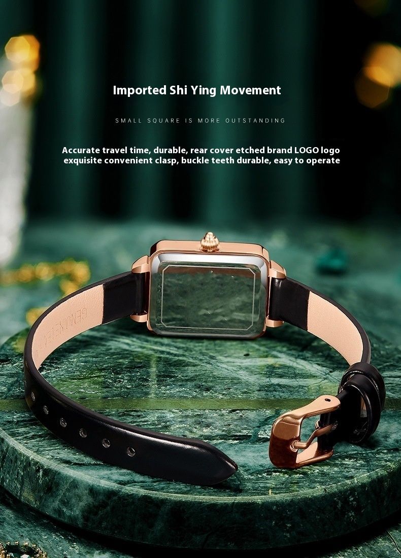 New light luxury ladies small simple temperament small square watch_voghion.com