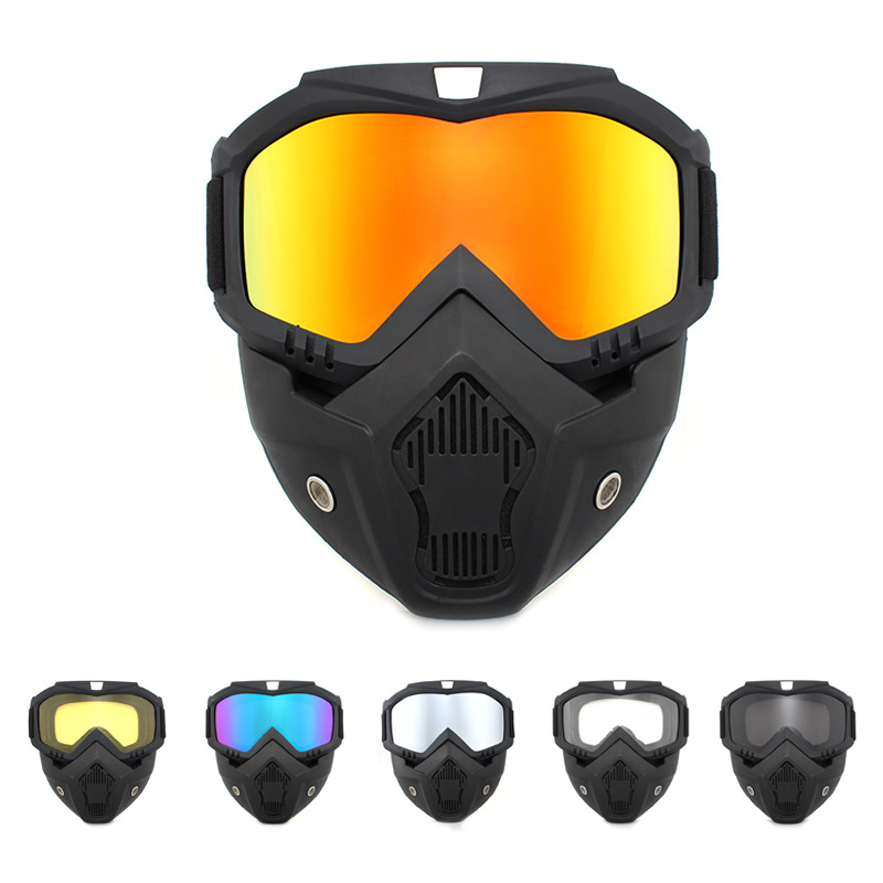 Harley goggle mask off-road eye protection helmet tactical windproof sand motorcycle equipment ski glasses_voghion.com