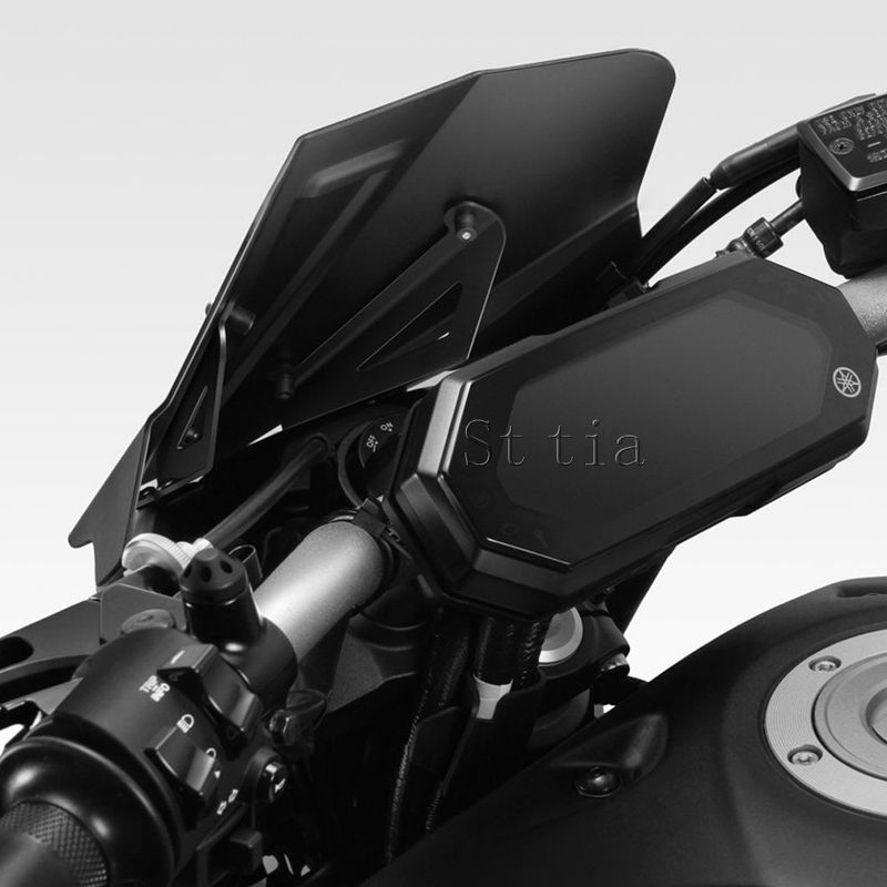 For FZ07 MT07 MT-07 FZ 07 2021-2024 Motorcycle Windshield Windscreen Kit Deflector Fairing Cover Wind Screen Accessories_voghion.com