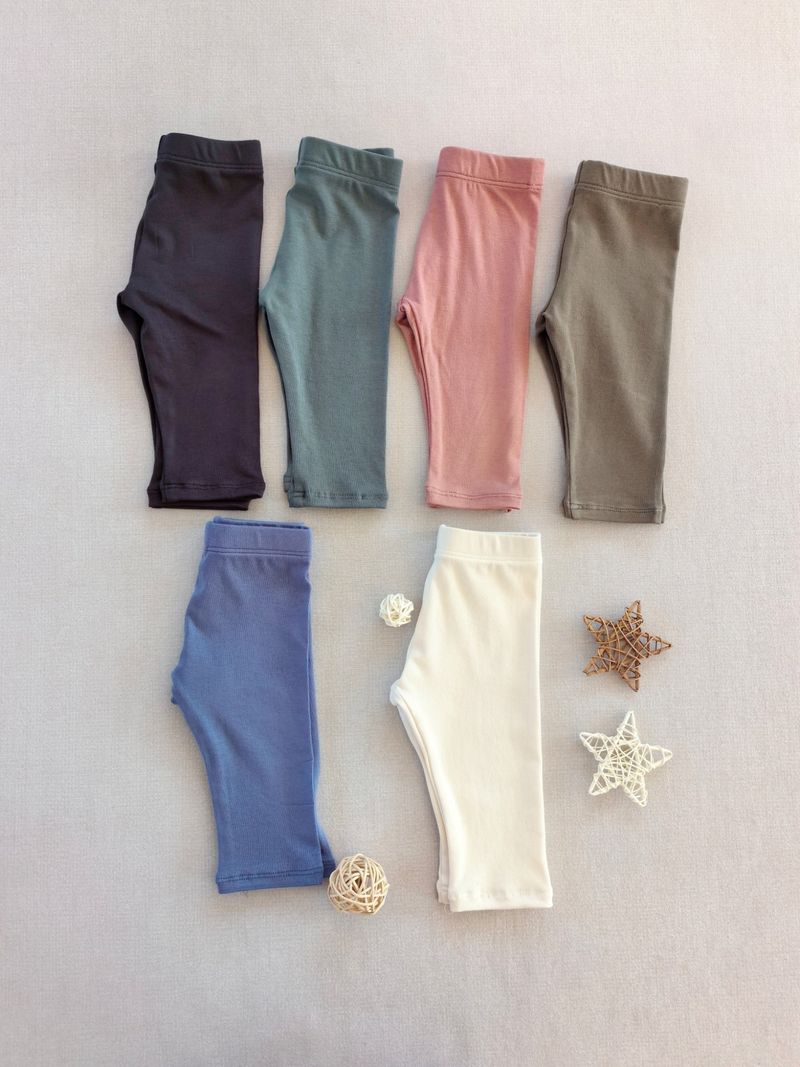 Koreansk stil forår og sommer baby tynde cropped leggings til mænd og kvinder Baomodal bløde, højelastiske ensfarvede slim-fit bukser_voghion.com