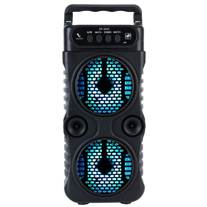 Karaoke hine Music Center Square Dance Soundbar Pequeño altavoz portátil Bocina Bluetooth portátil_voghion.com