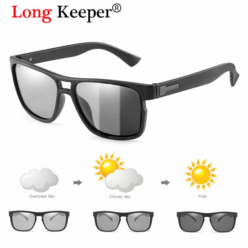 Νέα μοντέρνα πολωμένα φωτοχρωμικά γυαλιά ηλίου για άνδρες, γυαλιά ηλίου χαμαιλέοντα για άνδρες, ημέρα, νυχτερινή όραση, γυαλιά οδήγησης, φακοί ηλίου_voghion.com