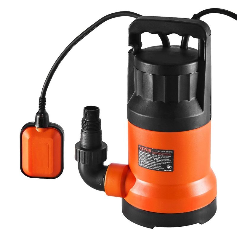Pompa sommersa per pozzetto di raccolta acqua 4000 GPH, 1 HP Ft 31_voghion.com