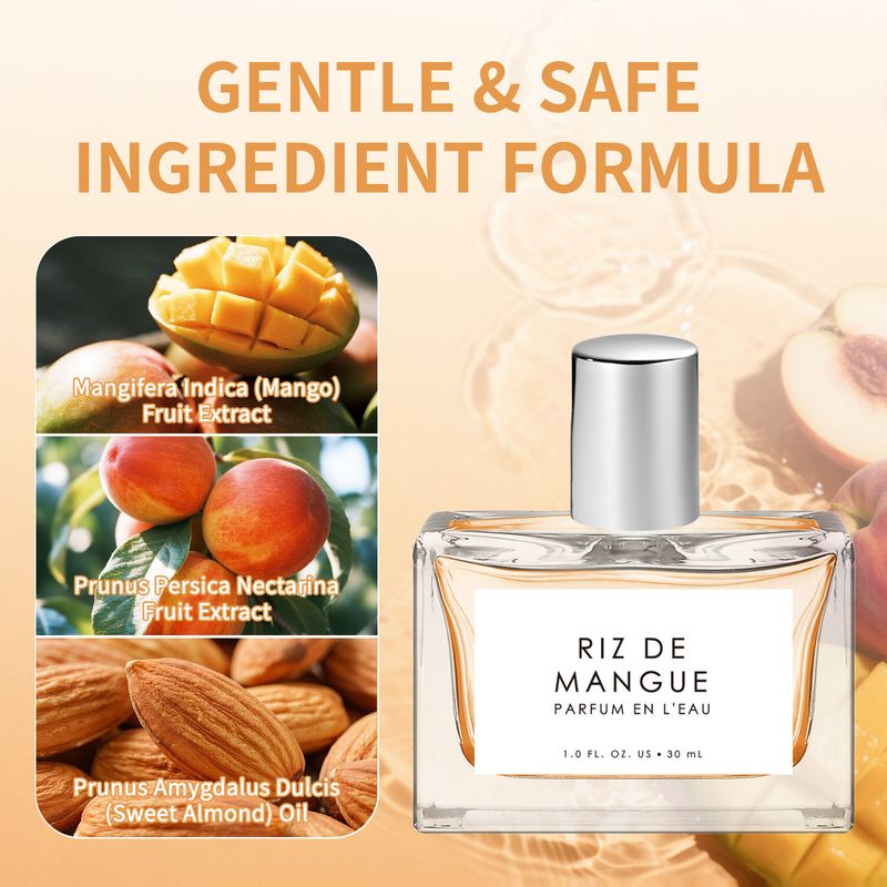 Unlabeled Mango Rice Fruit Grain Fragrance Natural Fresh Elegant Long-lasting Perfume 30ml_voghion.com
