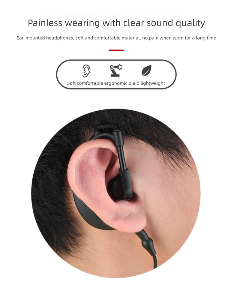 Mini auricolare walkie-talkie in miniatura per parrucchiere, salone di bellezza, ristorante, portatile, wireless, piccola coppia_voghion.com