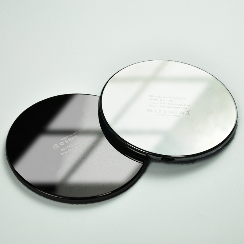 New Creative Zinc Alloy Charger 15W Circular Desktop Wireless Metal Suitable For Huawei Fast Charging_voghion.com