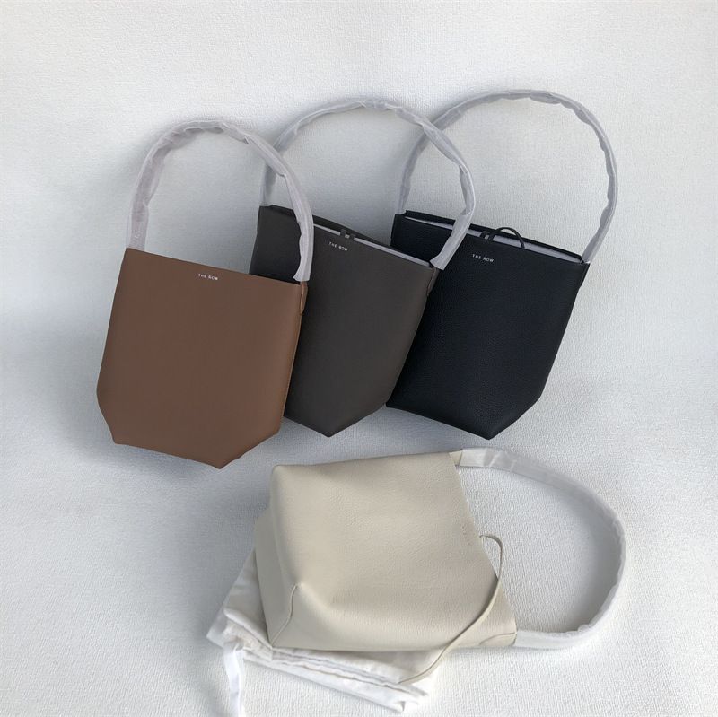Borsa a tracolla da donna in pelle bovina con grana di litchi, grande capacità, borsa a secchiello,_voghion.com