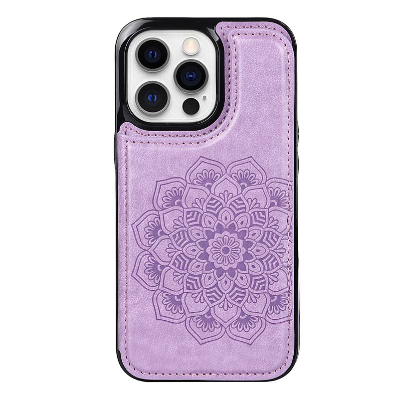 Étui en cuir gaufré pour iPhone 14, 13, 12, 11 Pro, XS, X Max, XR, 8, 7 Plus, SE 2020, 2022, coque antichoc de luxe_voghion.com