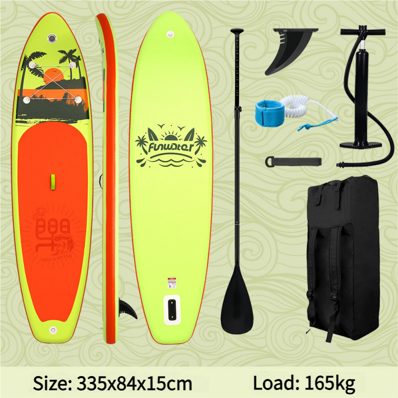 Q9D Aufblasbares SUP-Surfbrett - Verdicktes Paddle Board für das Surfen im Freien für Erwachsene_voghion.com