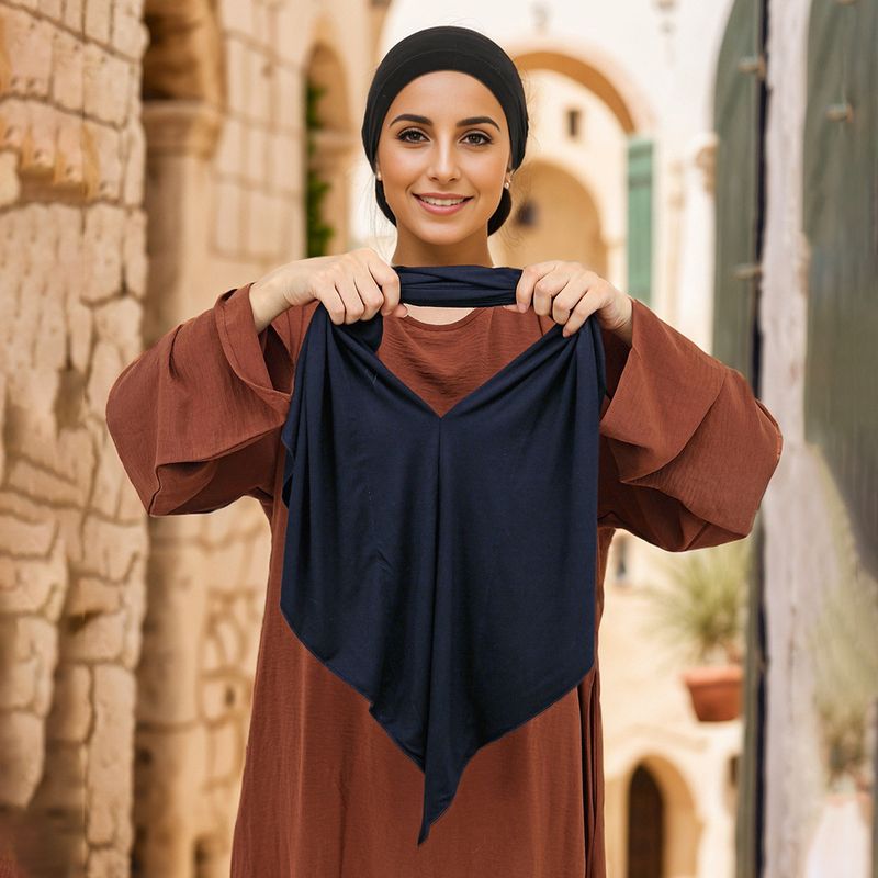 Sciarpe da donna in cotone mercerizzato, nuovo e comodo foulard etnico per donna malese mediorientale, tutto abbinato, alta elasticità_voghion.com