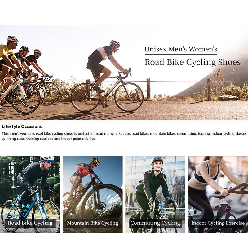 Lock Riding Shoes Hard Sohlen Mountainbike Shoes Power Road Bike Lock Shoes Spinning Shoes_voghion.com