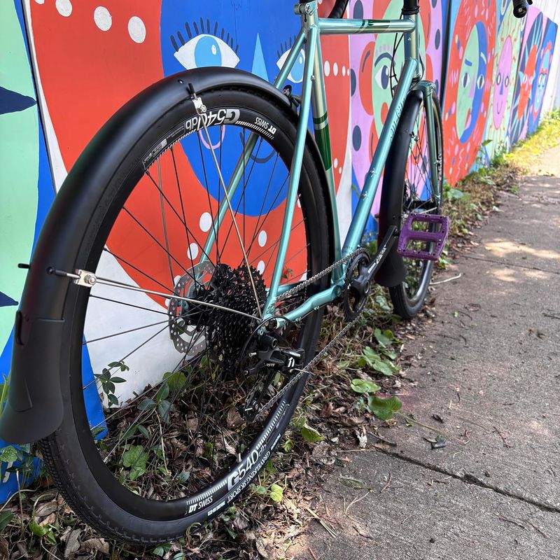 Bike Cascadia Recycled Plastic Fender Set With Mudflaps_voghion.com