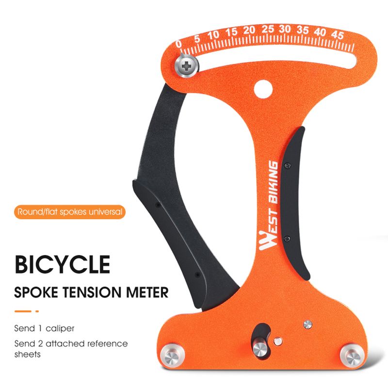 Kaou Tensiómetro de Bicicleta Herramienta de Bicicleta calibrada con precisión Medidor de tensión de Radios de Rueda de Bicicleta de montaña para reparación de Bicicletas_voghion.com