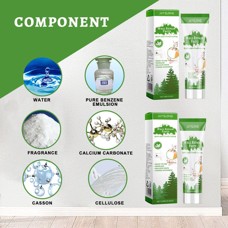 Seinaparanduspasta, majapidamisseinte renoveerimissein, niiskuskindel ja hallituskindel paranduspragude parandamise seinapasta_voghion.com