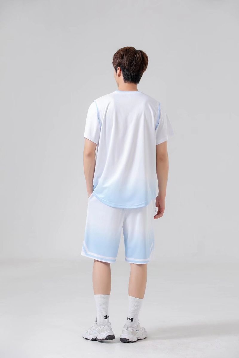 Taobao Short sleeved Basketball Suit Set for College Students Competition Jersey Men's and Women's Printed Team Uniform_voghion.com