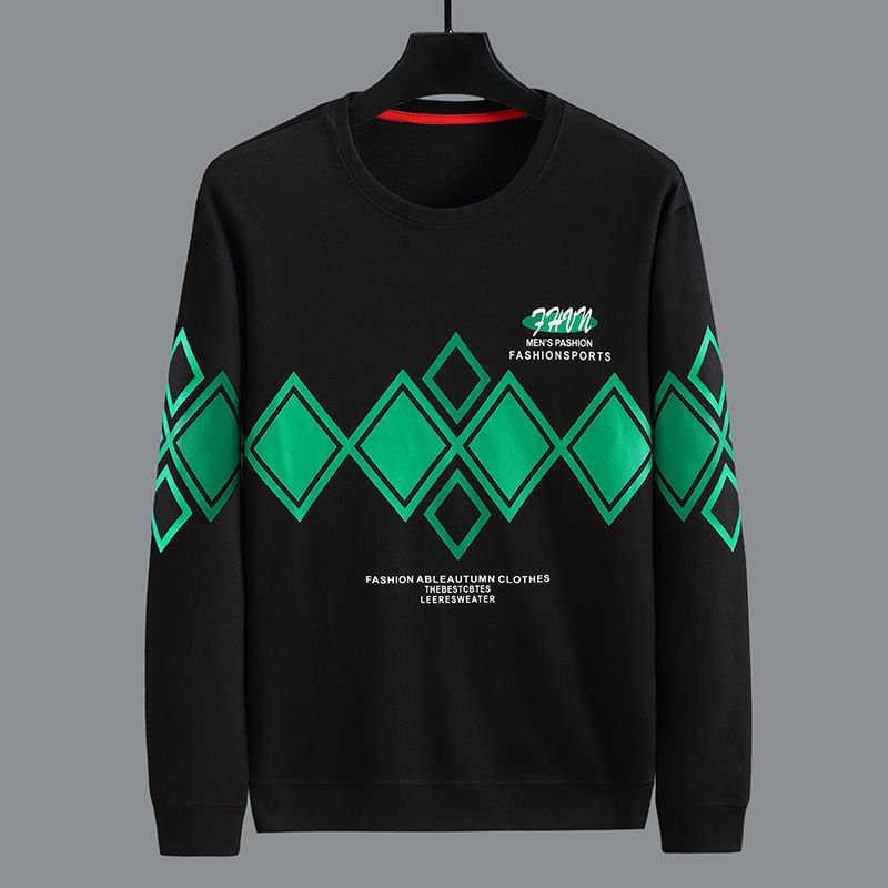 Men's Clothing Plus Size Sweatshirt T Shirt Loose Casual Youth Fat Guy Trend Fat Man Long Sleeve Bottoming Shirt_voghion.com