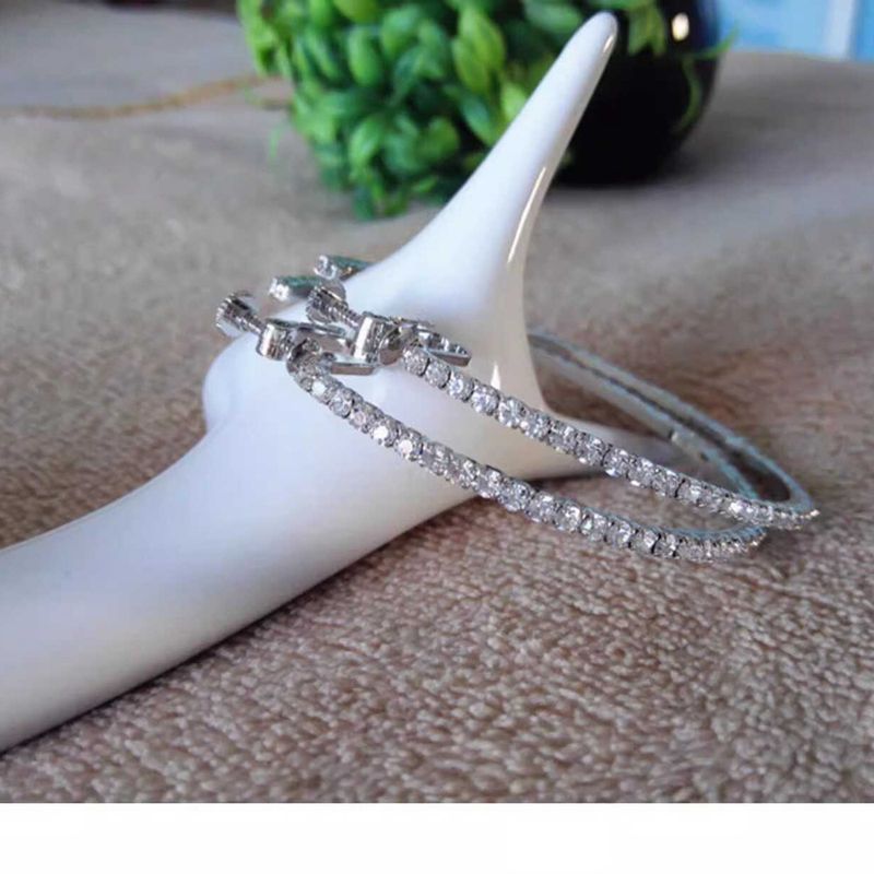 Orecchini grandi a clip a spirale non forati per donna con strass, moda coreana, cerchio rotondo, esagerato, 2024_voghion.com