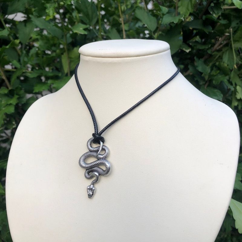 Necklaces fashion snake rope necklace_voghion.com