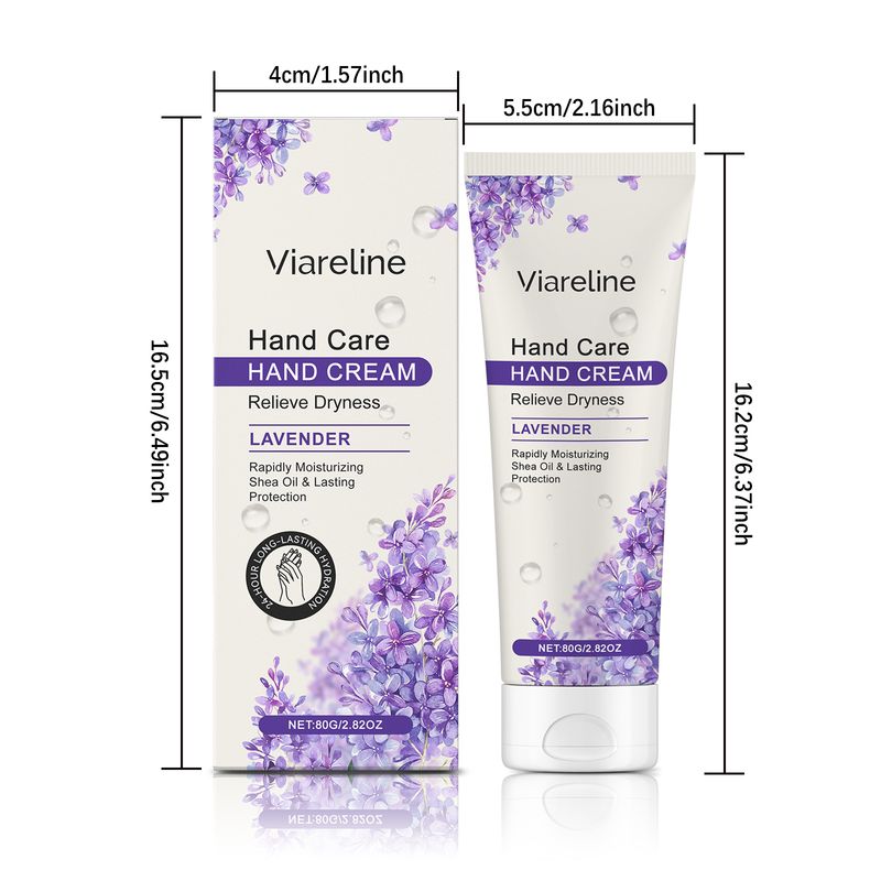 Viareline Lavender Moisturizing Hand Cream Moisturizing And Moisturizing Care For Hand Skin Anti-Dryness Hand Cream_voghion.com