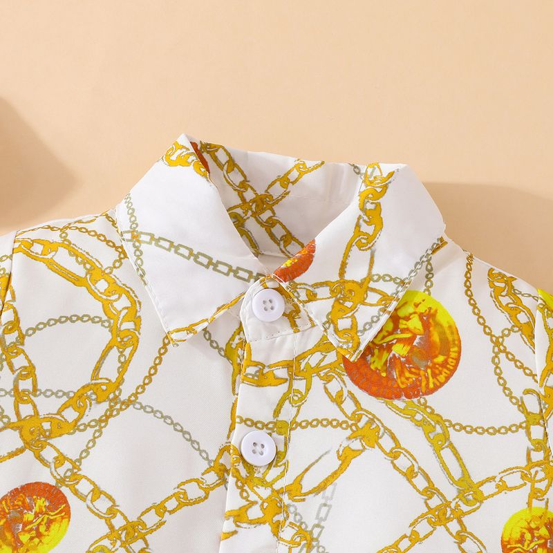 Kid's Clothing Summer new style baby boy short-sleeved tops and shorts suits with personalized patterns_voghion.com