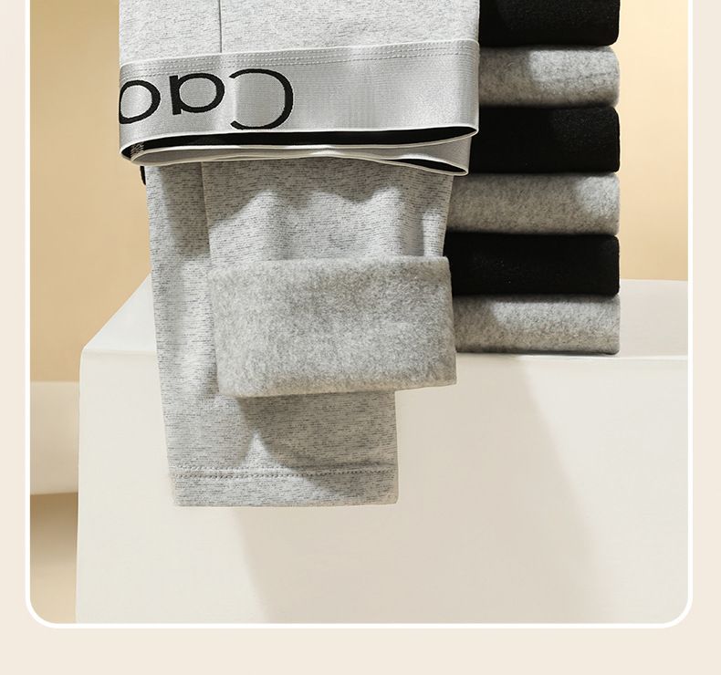 Underwear & Sleepwears Warm Pants Seamless Bottom Plus Velvet Men's Thermal Underwear Winter Warm Fleece-Lined Long Johns Seamless Base Layer Pants_voghion.com