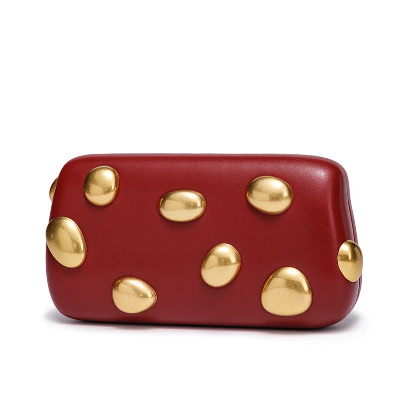 Elegancka metalowa kopertówka – minimalistyczna wieczorowa torebka damska z zapięciem magnetycznym, smukła i usztywniona (8 modnych kolorów, skóra ekologiczna, szerokość 19,5 cm)_voghion.com