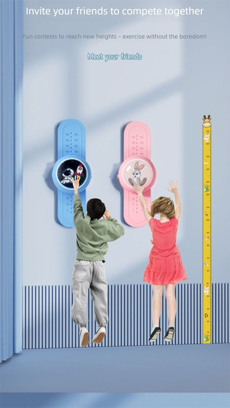 Vertical Trainer Children With Voice Counter, Height Measurement Device, Training Equipment, Bullet Jump Exercise For_voghion.com