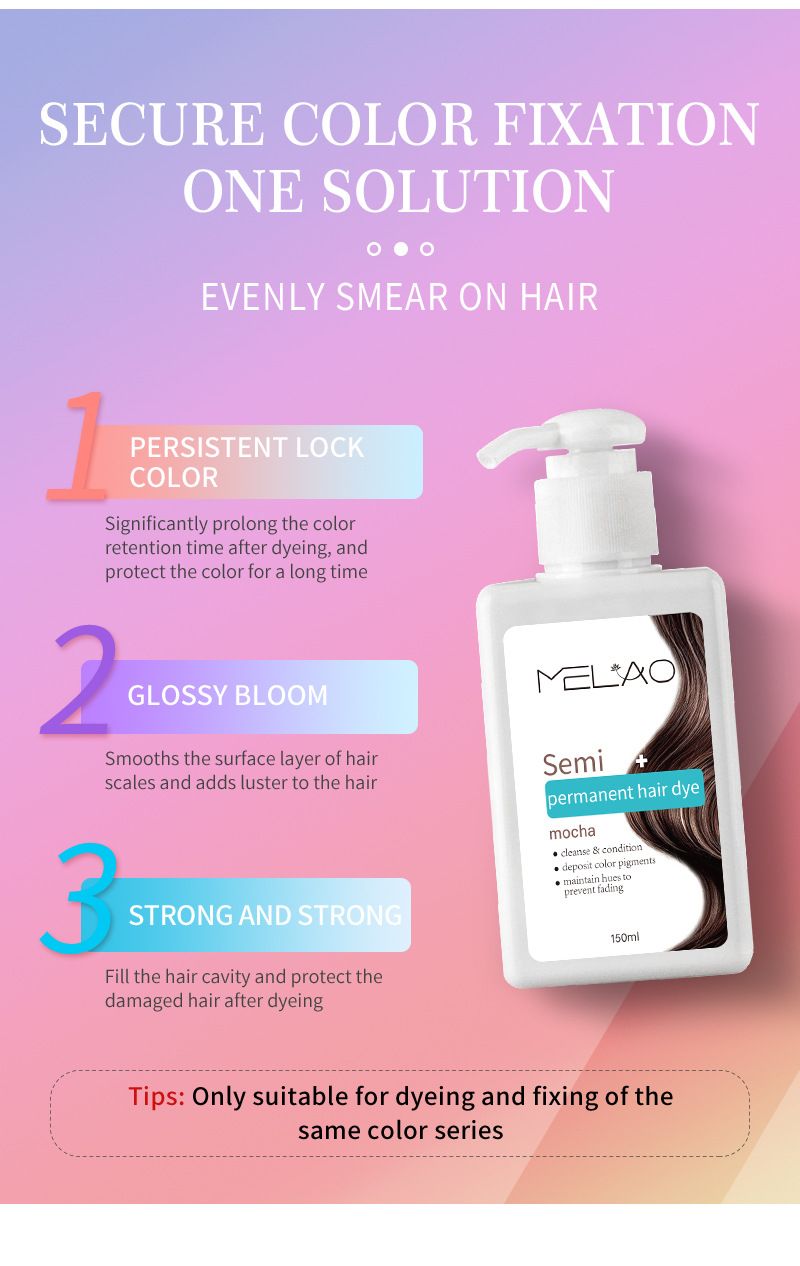 Après-shampoing colorant pour cheveux Éclaircissant pour cheveux Réparateur de teinture pour cheveux Coloration douce Bubble Dye_voghion.com