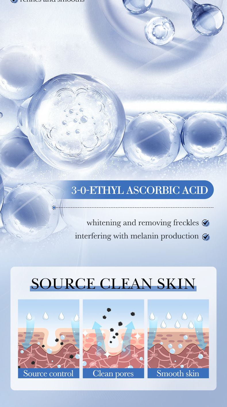 SADOER Aufhellendes Hautpflegeset mit weißem Reis und Niacinamid | Strahlende und hydratisierte Haut in 6 Schritten_voghion.com