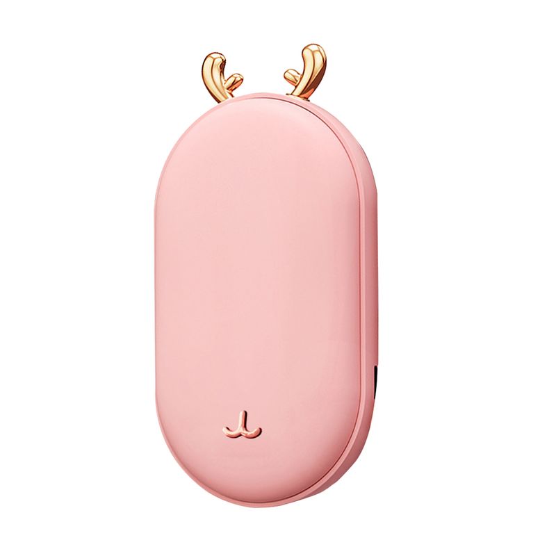 2 In 1 Hand Warmer With Temperature Display & Adjustable Power Bank Electric Handwarmer Gifts For Women Men Camping Hunting_voghion.com