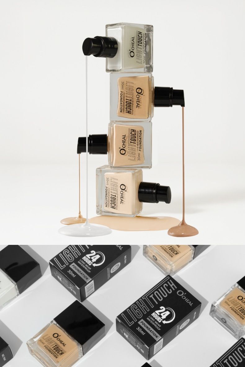 O'CHEAL Petite bouteille carrée de liquide changeant de température Évitez les crèmes pour le visage épaisses, tapotez doucement et absorbez avant d'appliquer_voghion.com
