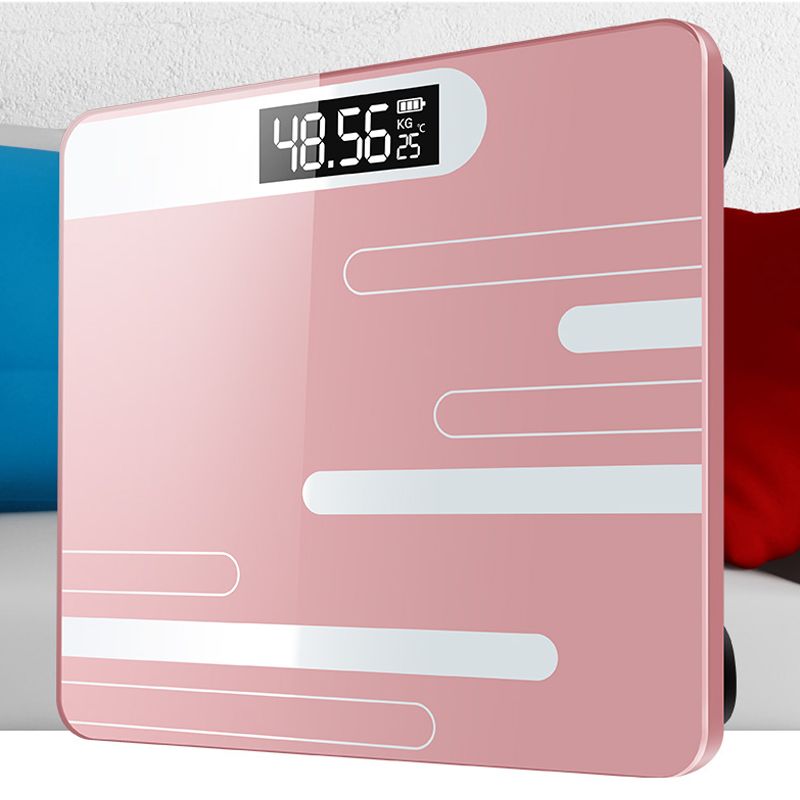 Badkamer Lichaam Vloerweegschaal Badweegschaal Lichaamsweging Digitale Lichaamsgewichtweegschaal LCD-scherm Glas Slimme Elektronische Weegschalen_voghion.com