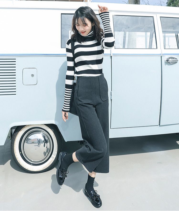 Neue schnüren schwarze arbeitskleidung frühling und herbst einzelnen schuhe Britischen mittleren ferse kleine leder schuhe_voghion.com