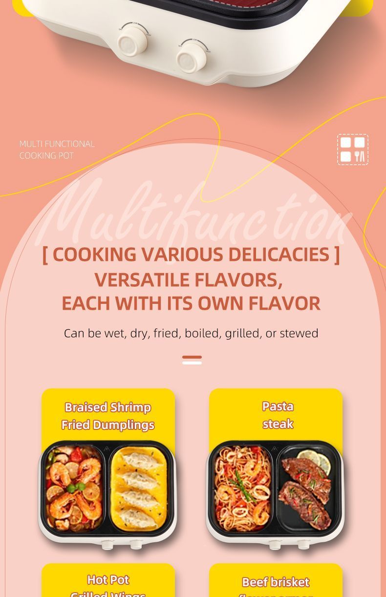 Cross-Border US Standard 110V New Model Integrated Family Multi-Person Large Capacity Dual Control Multi-Function_voghion.com