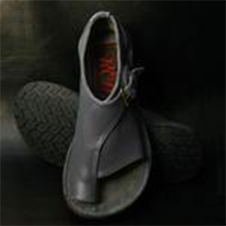 Women Sandals Women's Retro Solid Color Flat Sandals For Leather Sandals_voghion.com